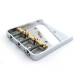 HALON® ASHTRAY BRIDGE FOR TELE® COMPENSATED BRASS SADDLES CHROME