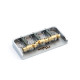 HALON® SHORT BRIDGE FOR TELE® COMPENSATED BRASS SADDLES CHROME
