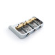 HALON® SHORT BRIDGE FOR TELE® COMPENSATED BRASS SADDLES CHROME