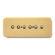 RAZOR® HIHO HIDDEN GEM STACKED HUMBUCKER PICKUP P90 SOAPBAR SIZE CREAM