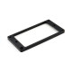PICKUP RING FOR HUMBUCKER FLAT 5mm PLASTIC BLACK