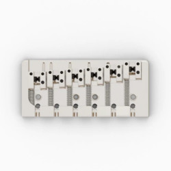 !! DISCONTINUED !! HIPSHOT® A STYLE BASS BRIDGE 6 STRINGS 17mm ALU NICKEL