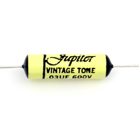 JUPITER® YELLOW VINTAGE TONE CAPACITOR MYLAR 1960's STYLE BUILD 600V 0.03uf