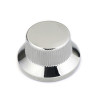BOUTON TYPE STRAT METAL CHROME (SCREW) (2)