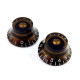 BELL KNOB CHOCOLATE BROWN 2pcs (INCH)