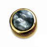 Q-PART DOME GOLD ACRYLIC BLACK PEARL