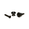 GIBSON* STYLE STRAP BUTTON BLACK (20 BULK)