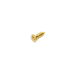 GOTOH® SCREWS FOR CLASSICAL MACHINE HEADS WS-01 2.1 x 8mm FLAT HEAD GOLD (50pcs)