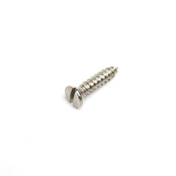 PICKGUARD SCREWS FENDER® STYLE SLOT HEAD NICKEL (20pcs)