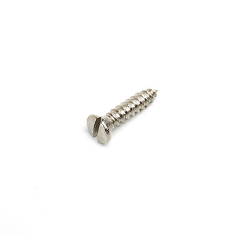 PICKGUARD SCREWS FENDER® STYLE SLOT HEAD NICKEL (20pcs)