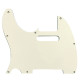 WD PICKGUARD® LEFT HAND FOR FENDER® TELE® 8 HOLES 2.3mm 3 PLY PARCHMENT