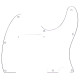Pickguard, Telecaster®, 8-Hole Mount, White, 3-Ply