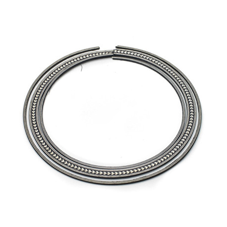 HERRINGBONE 3pcs ROSETTE DREADNOUGHT STYLE