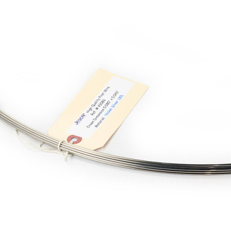 JESCAR® FRETWIRE 18% NICKEL SILVER 2.03 X 1.09mm (1 POUND / 0.454 KG COIL)