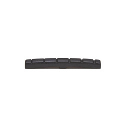 BLACK TUSQ XL STRAT SLOTTED 43mm (LUTHIER PACK 10PCS)