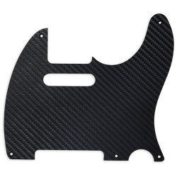 HOSCO® PICKGUARD FOR TELE® 5 HOLES PLASTIC CARBON PATTERN