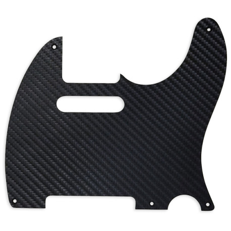 HOSCO® PICKGUARD FOR TELE® 5 HOLES PLASTIC CARBON PATTERN