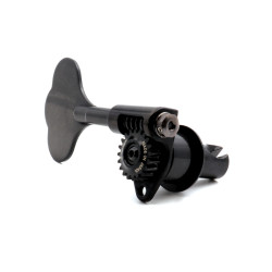 GOTOH® GBU510C-12 BASS MACH HEAD 17mm CLOVER BUTT TREBLE SIDE 1:20 BLACK (1pce)