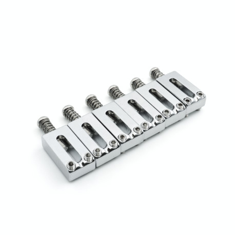 GOTOH® S199 STEEL SADDLES FOR MODERN STRAT® TREMOLO 10.8mm SPACING CHROME (6pcs)