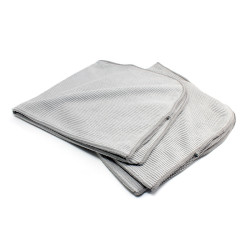 CHIFFON DE LUSTRAGE 400X400mm GRIS (2 PCES)