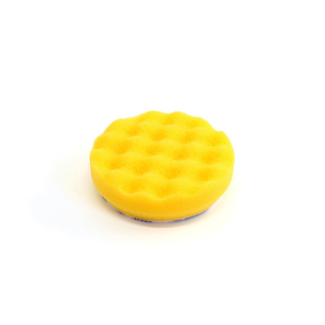 MOUSSE 85X25mm JAUNE AVEC ALVEOLES (1 PCE)