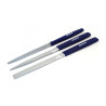 HOSCO FILE SET 3PCS / SET DE 3 LIMES (FILE LENGTH: 100mm - 43 CUT/INCH)