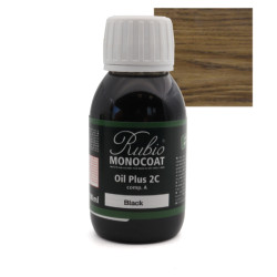 RUBIO MONOCOAT® OIL PLUS 2C COMP.A - BLACK (100ml)