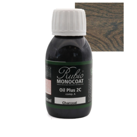 RUBIO MONOCOAT® OIL PLUS 2C COMP.A - CHARCOAL (100ml)