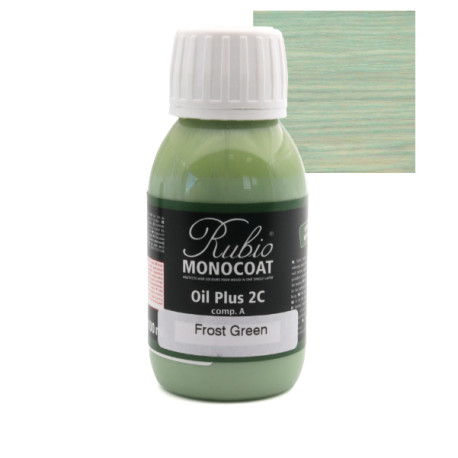 RUBIO MONOCOAT® OIL PLUS 2C COMP.A - FROST GREEN (100ml)