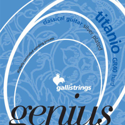 GALLI STRINGS® GENIUS TITANIO CLASSICAL STRINGS HARD TENSION