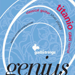 GALLI STRINGS® GENIUS TITANIO CLASSICAL STRINGS NORMAL TENSION