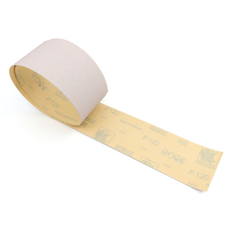 INDASA® RHYNOSTICK® PLUS LINE SELF ADHESIVE SANDING PAPER ROLL P120 (70mm x 1m)