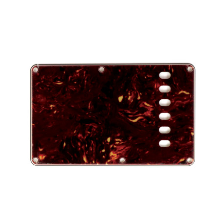 ALL PARTS® TREMOLO BACK PLATE FOR FENDER® STRAT® 56mm 4 PLY CELLULO TORTOISE