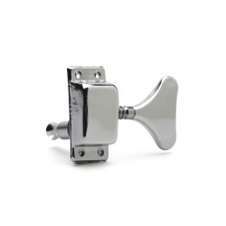 MACHINE HEADS BASS OLD STYLE 4x1 "Y" BUTTON RATIO 1:20 CHROME