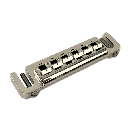 LEO QUAN® BADASS WRAPAROUND™ GUITAR BRIDGE WITH US THREAD LOCKING STUDS NICKEL