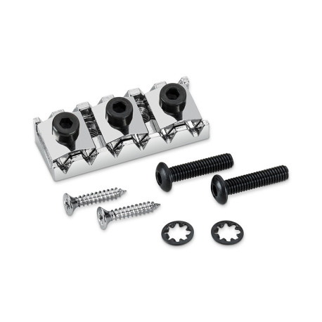!! DISCONTINUED !! SCHALLER® R3 LOCKING NUT 42.9mm FLOYD ROSE® ORIGINAL CHROME