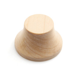 BELL KNOB 6mm PUSH-ON MOUNT MAPLE