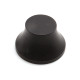 BELL KNOB 6mm PUSH-ON MOUNT EBONY