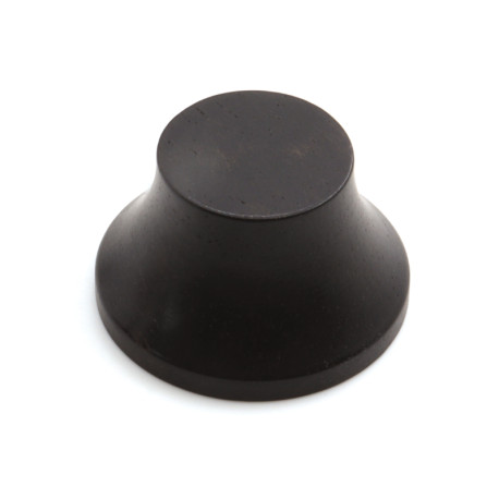 BELL KNOB 6mm PUSH-ON MOUNT EBONY