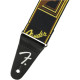FENDER® 2” WEIGHLESS STRAP BLACK/YELLOW/BROWN