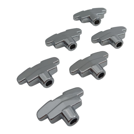 !! DEALS !! GROVER® IMPERIAL BUTTONS FOR MACHINE HEADS CHROME (6pcs)