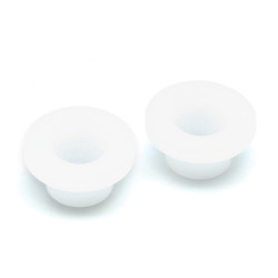HOSCO® NON ROCKING STUDS FOR JAZZMASTER® BRIDGE PLASTIC WHITE (2pcs)