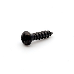 GOTOH® WS-18 MACHINE HEAD SCREWS 2.4 x 10mm ROUND HEAD BLACK (Bulk 50pcs)