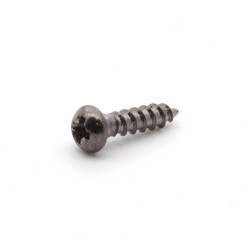 GOTOH® WS-18 MACHINE HEAD SCREWS 2.4 x 10mm ROUND HEAD COSMO BLACK (Bulk 50pcs)