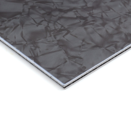 ALL PARTS® PICKGUARD BLANK 30 x 45cm x 2.54mm 4 PLY DARK BLACK PEARLOID