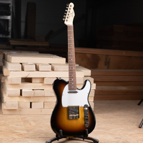 MARCEAU® GUITAR ELEGANTE MAPLE NECK 3 TONE SUNBURST GLOSS