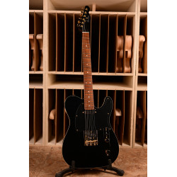 MARCEAU® GUITAR ELEGANTE ROASTED FLAMED MAPLE NECK BLACK GLOSS