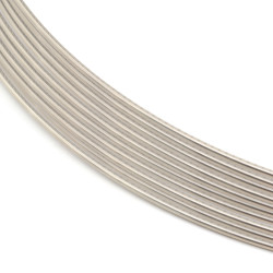 BLACKSMITH® FRETWIRE 18% NICKEL SILVER 2.40 x 1.20mm (10 Guitars Roll)