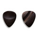CARVED PICKS EBONY (2pcs)