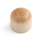 DOME KNOB 6mm PUSH-ON MOUNT MAPLE